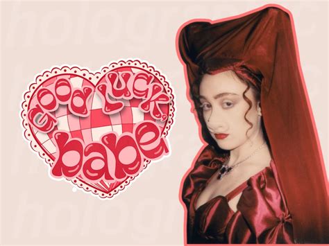 Good Luck Babe Chappell Roan Sticker Red Wine Supernova Femininomenon Decal Feminist Rise And