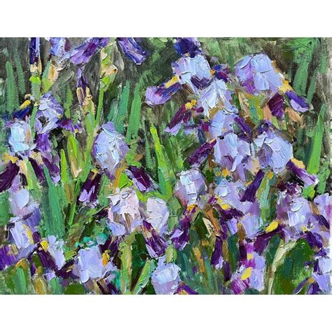Купить картину Ирисы в Москве от художника Островская Елена