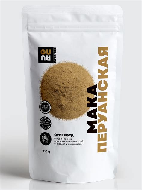 Характеристики Мака перуанская (измельченный корень маки, натуральный ...