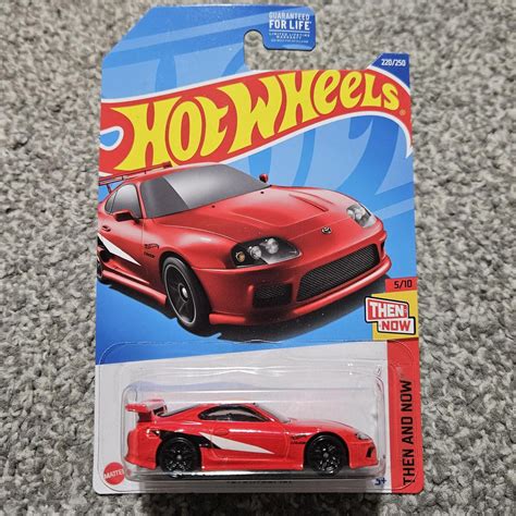 Red Toyota Supra Hot Wheels Depop