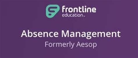 Frontline (Formerly AESOP) Absence Management - RRISD Technology Ticket ...