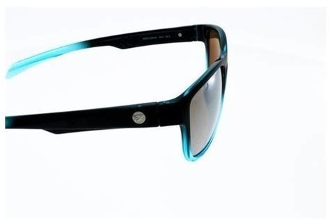 Demetz Lunettes De Soleil Rize Noir Mat Bleu Cristal Verre Miroir