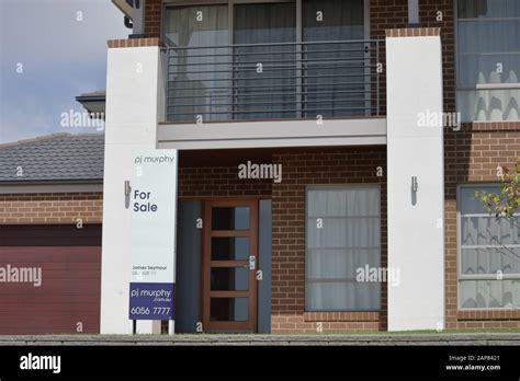 Australian For Sale Signs Stock Photo Alamy