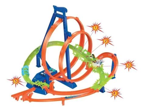 Hot Wheels Pista De Brinquedo Pica De Colis O Mattel Parcelamento Sem Juros