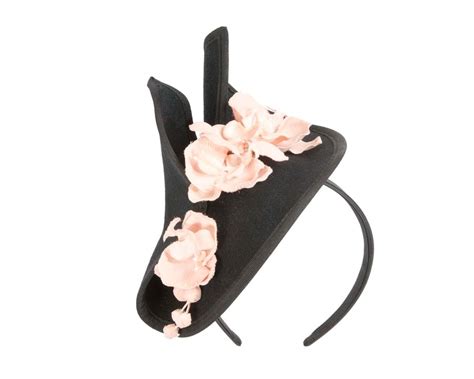 Bespoke Black Nude Felt Winter Fascinator By Fillies Collection In Australia Fascinators