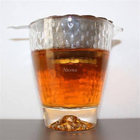 Чахай стеклянный 200 мл с металлическим ситечком купить в Киеве | Nicetea