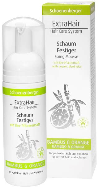 Schoenenberger Мусс для фиксации волос БАМБУК + АПЕЛЬСИН, 150 мл купить ...