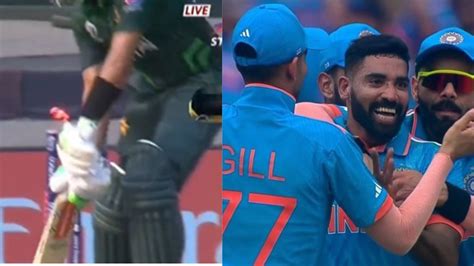 Watch Mohammed Siraj Makes A Major Breakthrough By Dismissing Babar