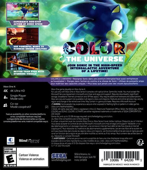 Sonic Colors Ultimate Box Shot For Playstation 4 Gamefaqs