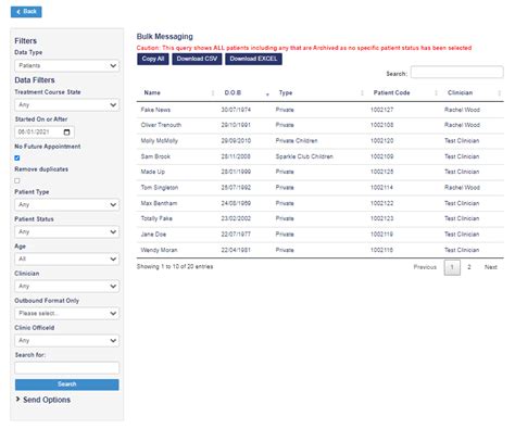 How To Send A Bulk Message To A Group Of Patients In Patient Bridge