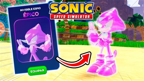 C Mo Desbloquear A Espio Invisible En Sonic Speed Simulator Lo M S