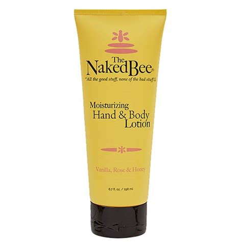 Naked Bee Vanilla Rose Honey Hand Body Lotion Oz