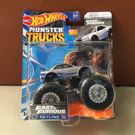Jual Hot Wheels Monster Truck Skyline R34 Shopee Indonesia