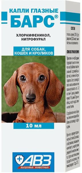 Капли глазные Барс, для профилактики и лечения болезней глаз, флакон ...