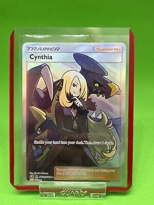 Sv Sv Cynthia Hidden Fates Shiny Full Art Rare Pokemon