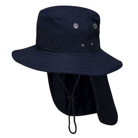 Wide Brim Hat w/Flap Cotton – The Safety Hub