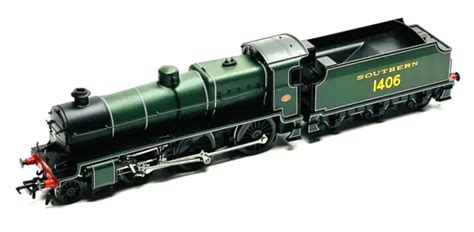 Bachmann 00 Gauge 32 160 N Class 1406 Sr Southern Green Slope Sided