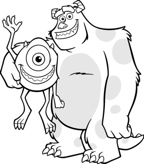 Dibujos De Monsters Inc Películas De Animación Para Colorear Páginas Imprimibles Gratis