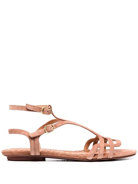 Купить Chie Mihara suede flat sandals YAEL40 за 25857р. с доставкой
