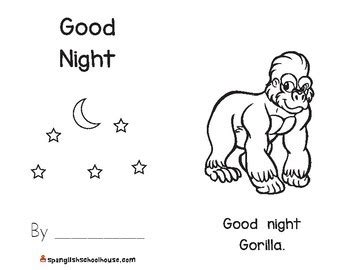 Good Night, Gorilla Activity Pack by Spanglish Schoolhouse | TpT