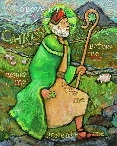 Saint Patrick Painting By Jen Norton Fine Art America