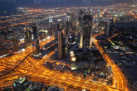 dubai  night  stock photo  vecteezy