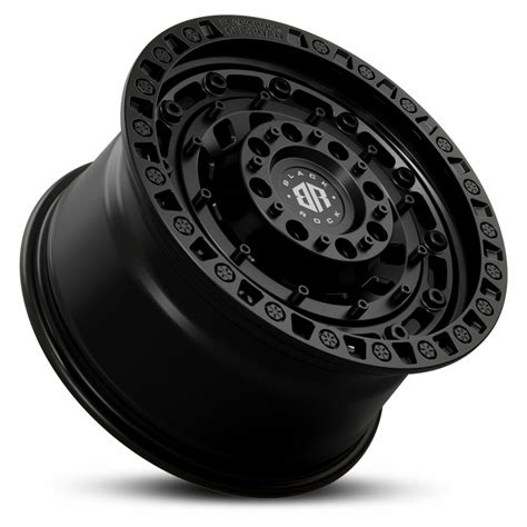 Black Rock Military Wheels Satin Black Army Off Road Rims