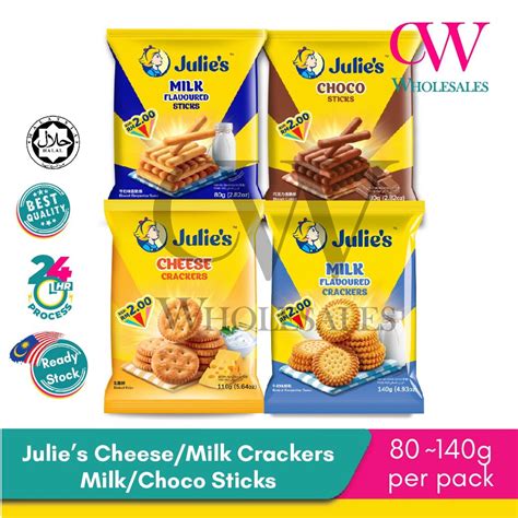 Julies Cheese Crackers Julies Milk Flavoured Crackers Julie Milk