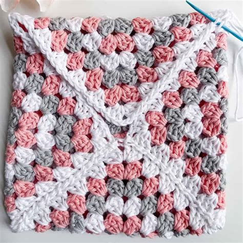 Crochet Hot Pad Pattern Made From A Beginner Granny Square