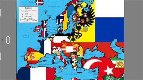 Flag Map Of Europe Youtube