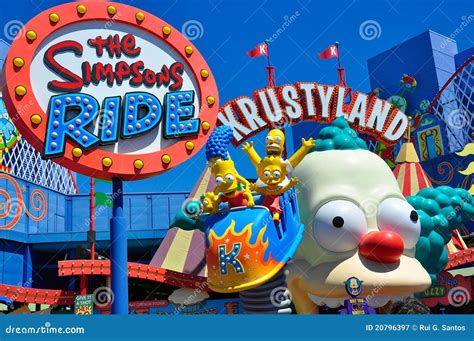 The Simpsons Ride At Universal Studios Florida Editorial Photo