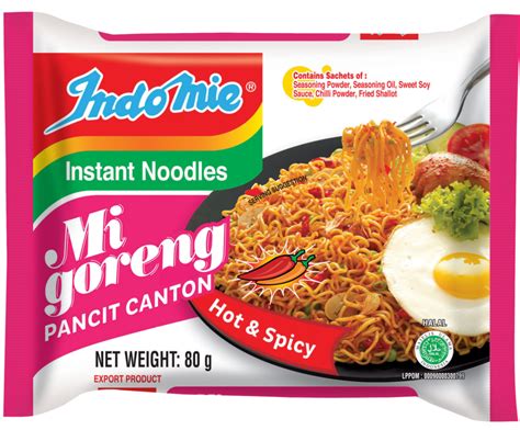 Indomie Mi Goreng Pedas Hot And Spicy Instant Noodles Pancit Canton 400g Case Metro
