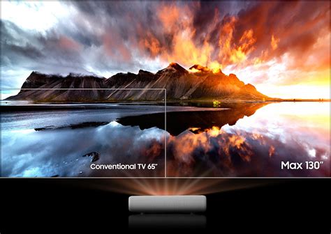 SAMSUNG 130" The Premiere LSP9T 4K DLP Smart Triple Laser Projector ...