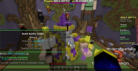 Build Portfolio The Best Builds On Hypixel Build Battle Updated