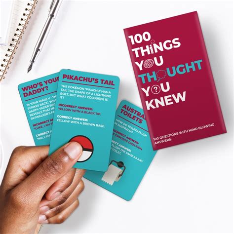 100 Things You Thought You Knew Card | DadShop
