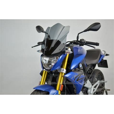 NAKED plexi BMW G310R 2016 2020 Farba ČÍRE transparentné