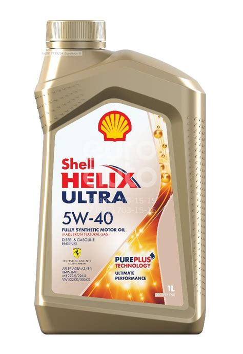 Масло SHELL HELIX ULTRA 5W40 1Л купить в ЕвроАвто