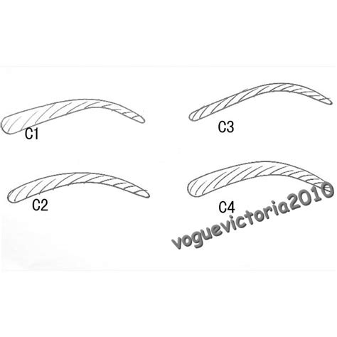 Трафарет для бровей распечатать | Shtampik.com