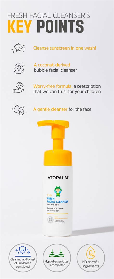 ATOPALM - Fresh Facial Cleanser | ToppingsKids | Korean Mom's NO.1 Baby ...