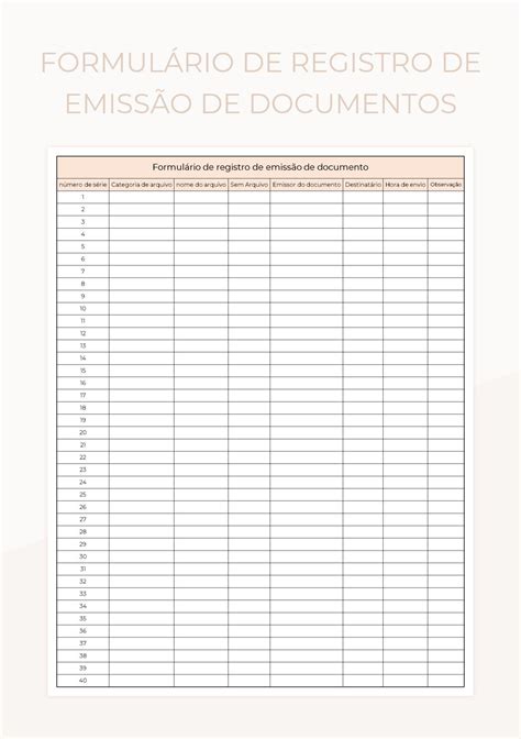 Modelos de Planilhas Assinatura De Documentos para Microsoft Excel e