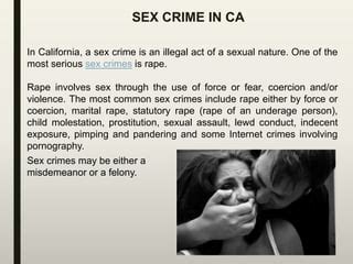 Sex Crimes PPT