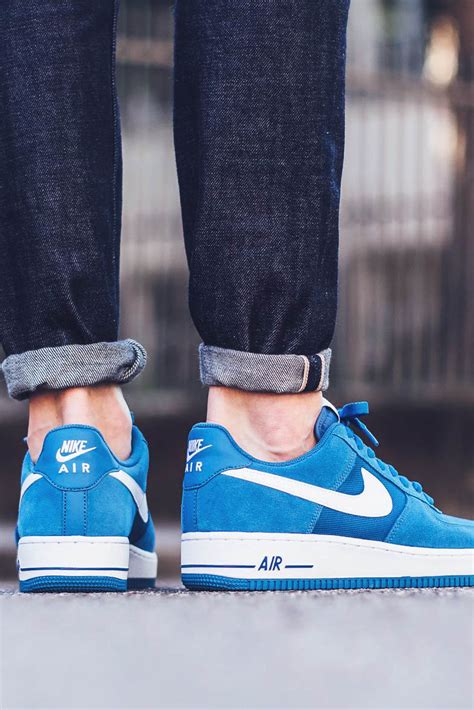 NIKE Air Force 1 Suede Star Blue × White | SOLETOPIA