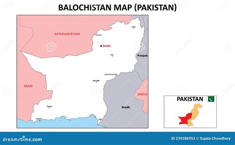 Balochistan Map Political Map Of Balochistan Balochistan Map Of