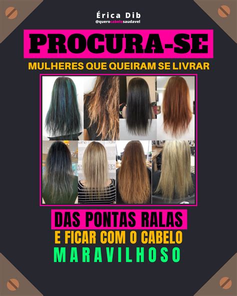 Curso R Pido Eliminando Pontas Ralas M Todo Quero Cabelo Saud Vel