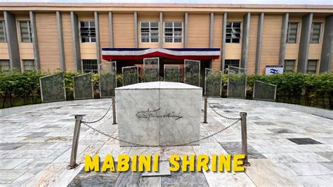 First Time Sa Mabini Shrine Mabini Museum Tanauan Batangas