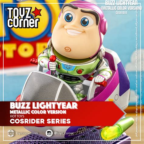 Jual Toyz Corner Hot Toys Cosrider Series Toy Story Buzz Lightyear Metallic Color Version