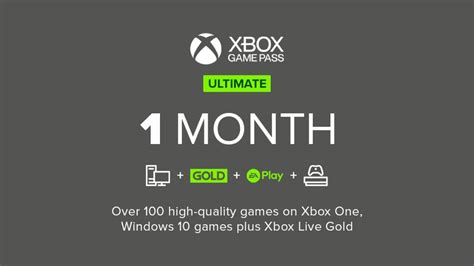 Купить Xbox Game Pass Ultimate 1 Month Microsoft Store