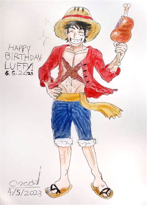 Happy birthday, Luffy! by Zomboider on DeviantArt