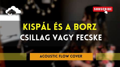 Kispál és a Borz Csillag vagy fecske Acoustic Flow cover YouTube