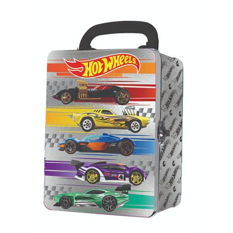 Ripley Caja Hot Wheels Metalica Portautos Dise O A